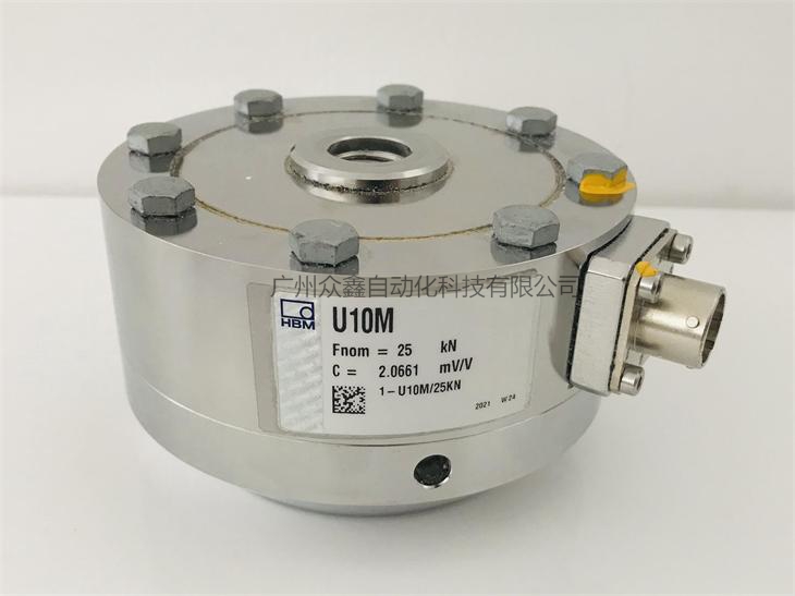 德国HBM 1-U10M/250KN力传感器实拍图1