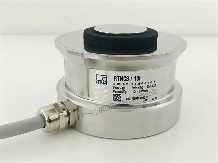 德国HBM 1-RTNC3/100t称重传感器实拍图2