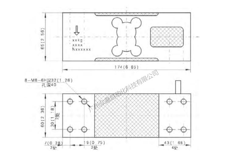 L6G-C3-300kg-3G6称重传感器产品尺寸